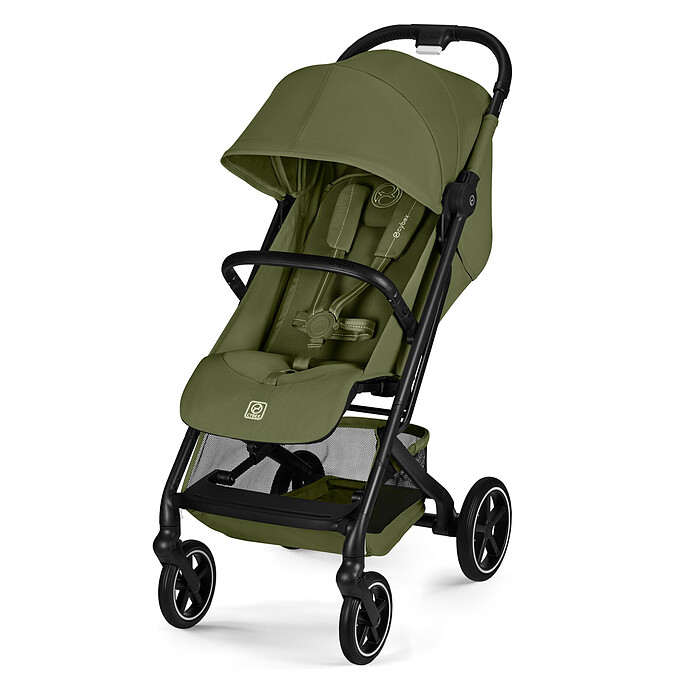 Poussette Citadine Ultra-compacte Beezy Châssis Black - Moss Green Cybex