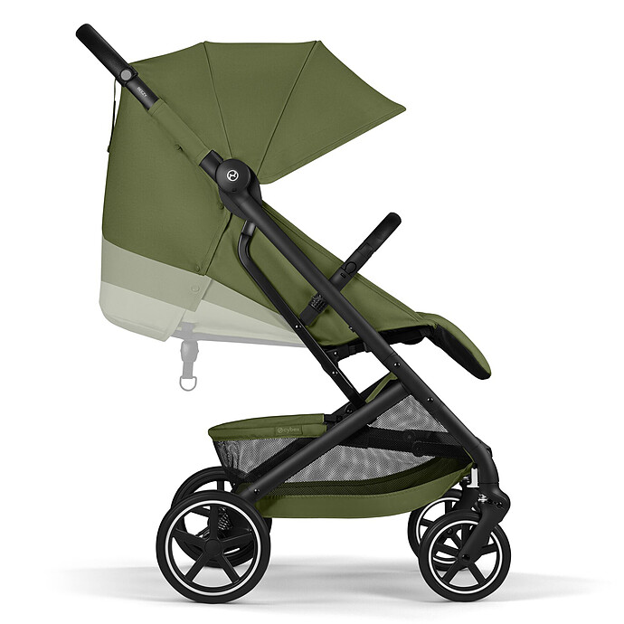 Achat Poussette Citadine Ultra-compacte Beezy Châssis Black - Moss Green