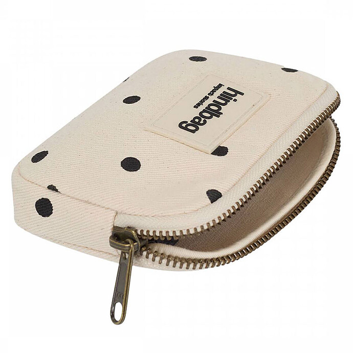 Porte-monnaie Lili - Pois Ecru Hindbag
