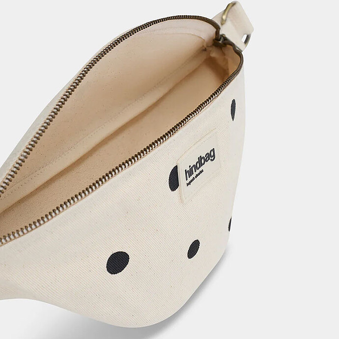 Achat Sac Banane Olivia - Pois Ecru