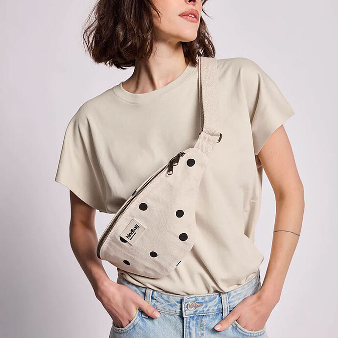 Avis Sac Banane Olivia - Pois Ecru