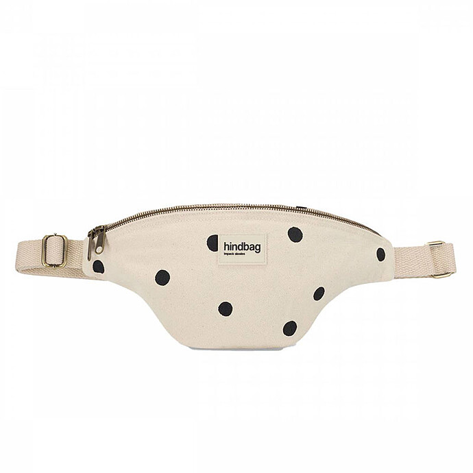 Sac Banane Olivia - Pois Ecru Hindbag