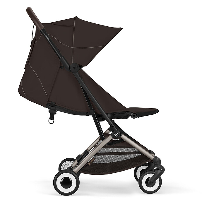 Poussette de Voyage Ultra-compacte Orfeo 2026 Châssis Taupe - Chocolate Brown Cybex
