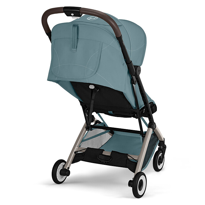 Achat Poussette de Voyage Ultra-compacte Orfeo 2026 Châssis Taupe - Stormy Blue