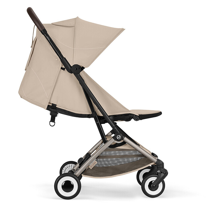 Poussette de Voyage Ultra-compacte Orfeo 2026 Châssis Taupe - Almond Beige Cybex