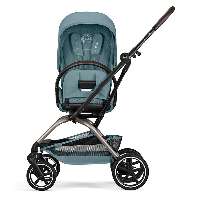 Achat Poussette Compacte Eezy S Twist+2 2026 Châssis Taupe - Stormy Blue