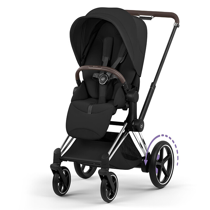 Châssis e-Priam Style 2026 - Chrome Brown Cybex