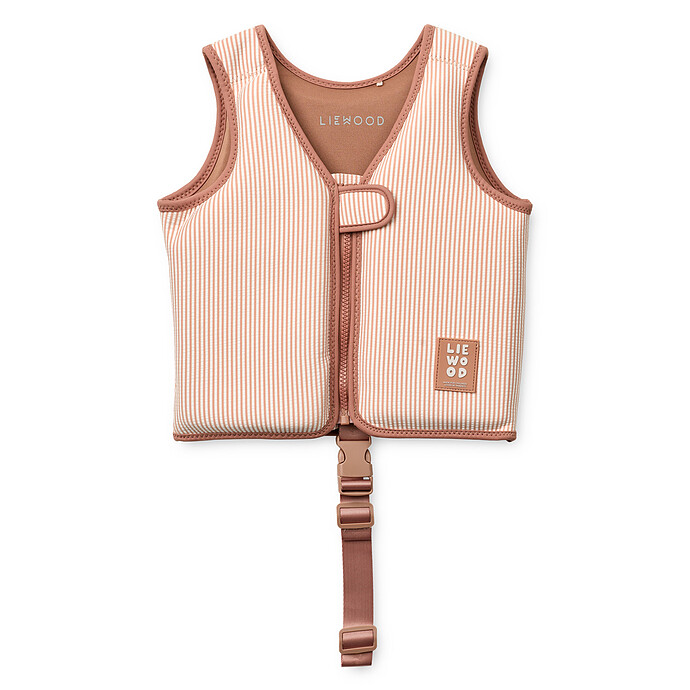Gilet de Nage Dove Stripe Pale Tuscany / Crème de la Crème - 3/4 Ans Liewood