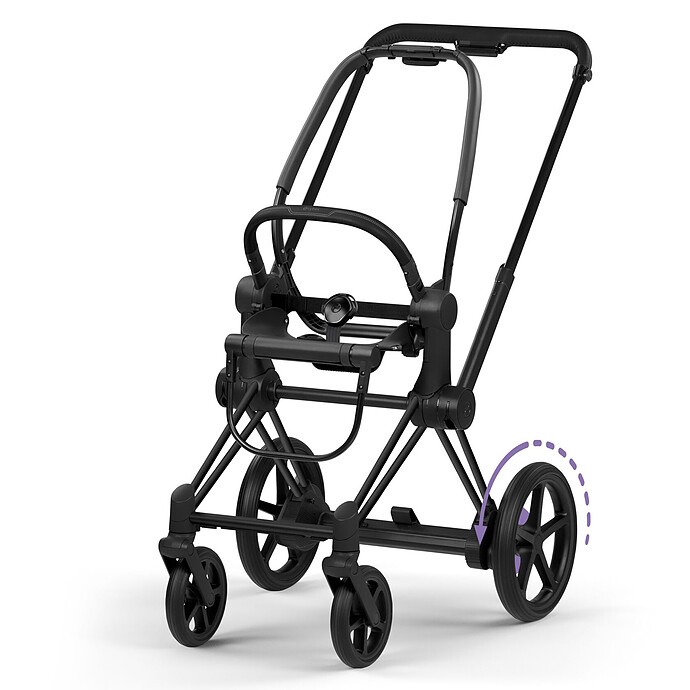 Châssis e-Priam Style 2026 - Matt Black Cybex
