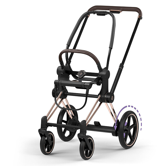 Châssis e-Priam Style 2026 - Rosegold Cybex