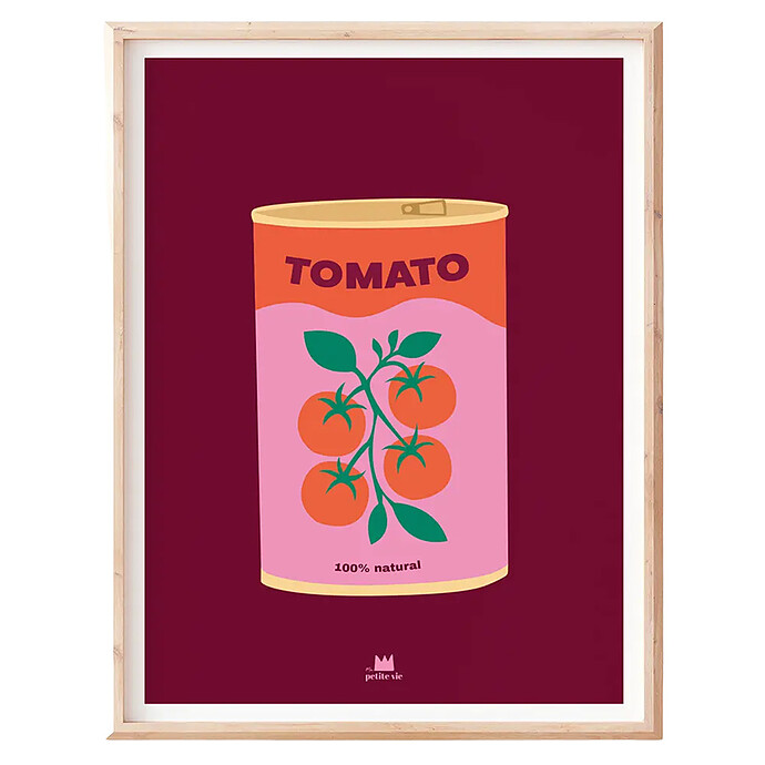 Affiche Tomato Soup - 40 x 30 cm Ma petite vie