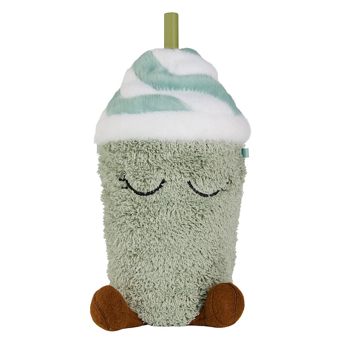 Mug Isotherme à Paille Peluche Fuzzie - Mimi le Milkshake Asobu