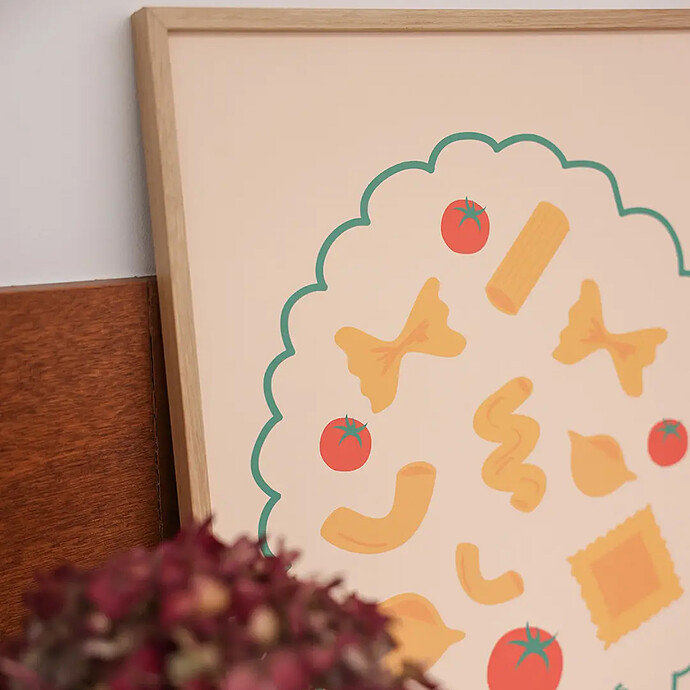 Avis Affiche Pasta Lovers - 40 x 30 cm