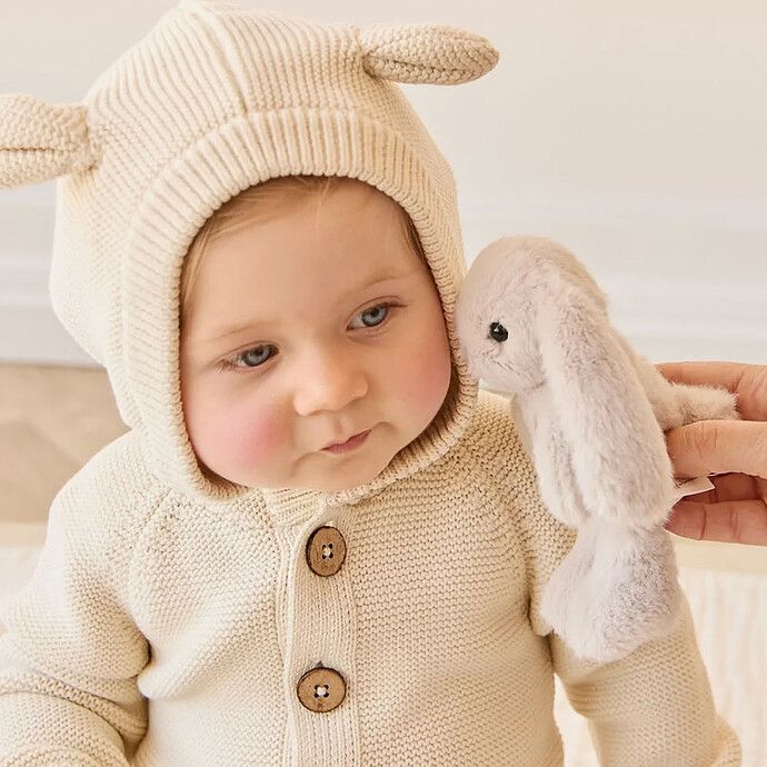 Avis Peluche Lapin Pénélope Beige - 15 cm 