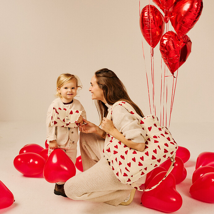 Matelas à Langer Comme un Bonbon - Coeur BEBEL