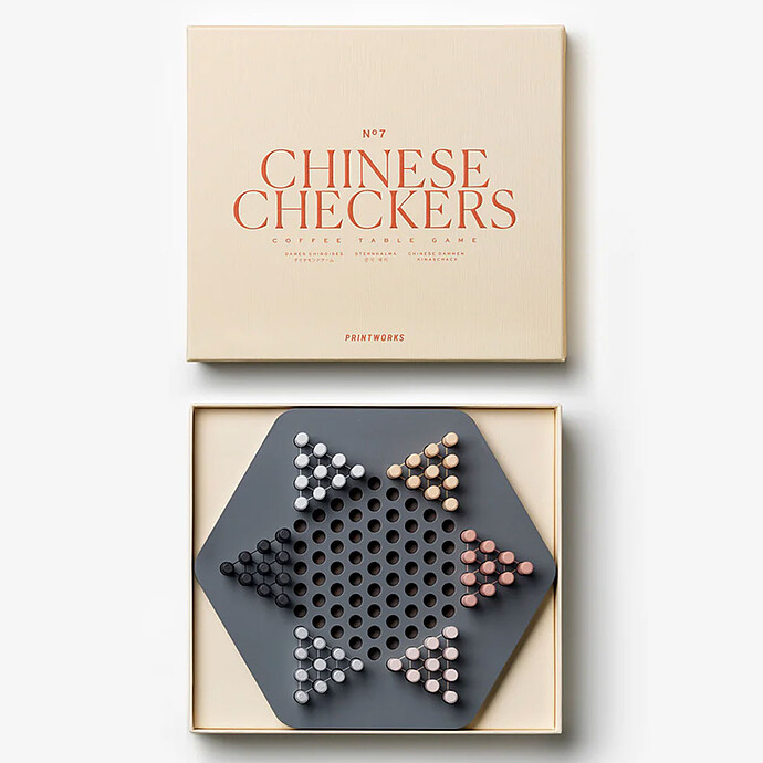 Achat Jeu de Plateau Dames Chinoises - Classic