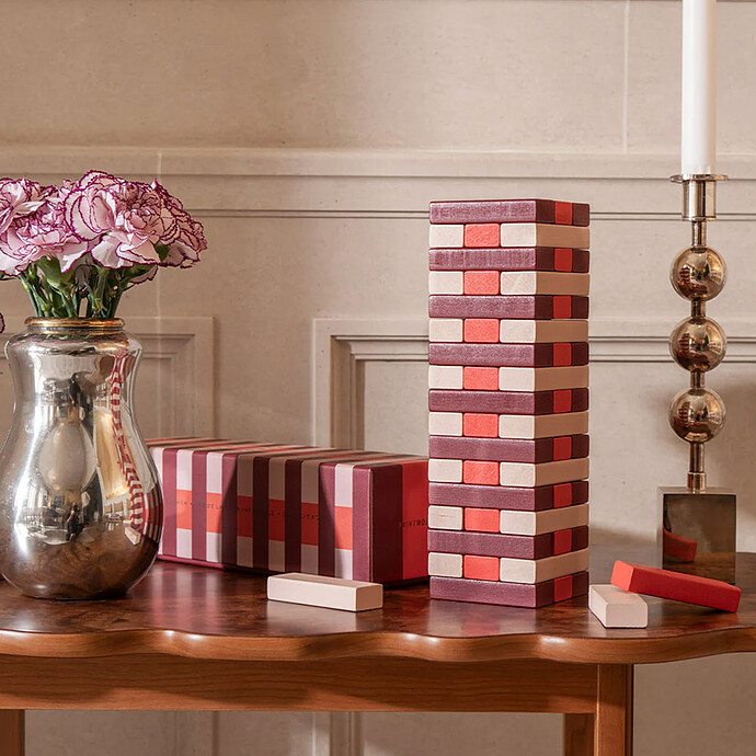 Avis Jeu Tour Chancelante Rose / Rouge - Play