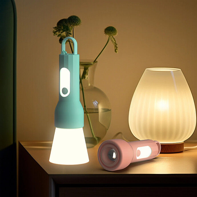 Avis Lampe Torche Glowy - Bleu