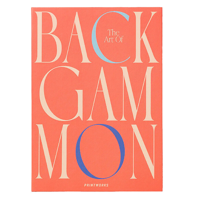 Jeu de Plateau Art of Backgammon Rouge - Classic Printworks