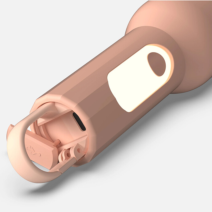 Lampe Torche Glowy - Rose MOB