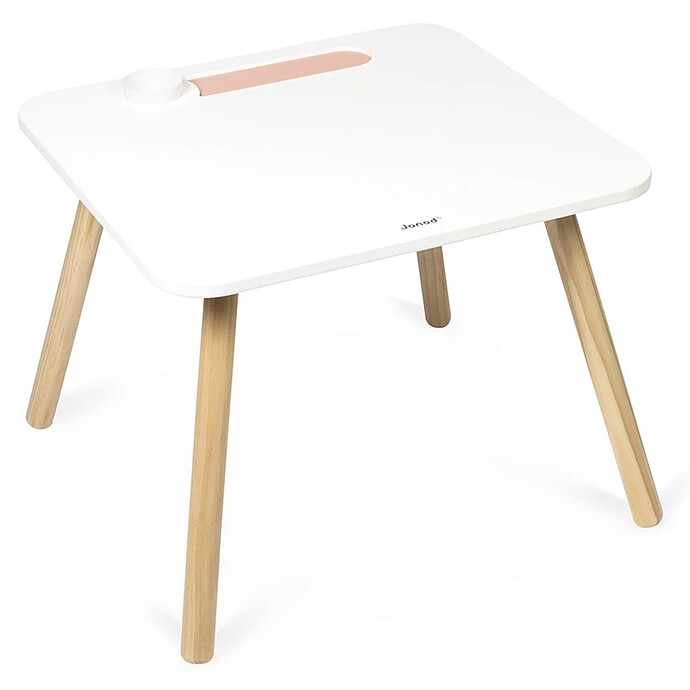 Table Classique en Bois - Blanc Janod