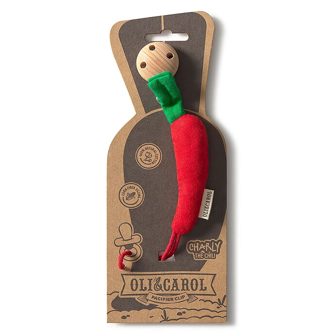 Attache Tétine - Charly le Piment Oli & Carol