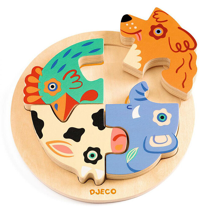 Puzzle Relief - Rondo Dog Djeco