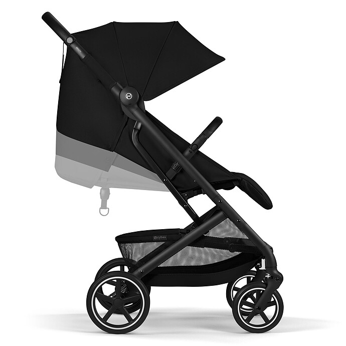 Achat Poussette Citadine Ultra-compacte Beezy Châssis Black - Magic Black