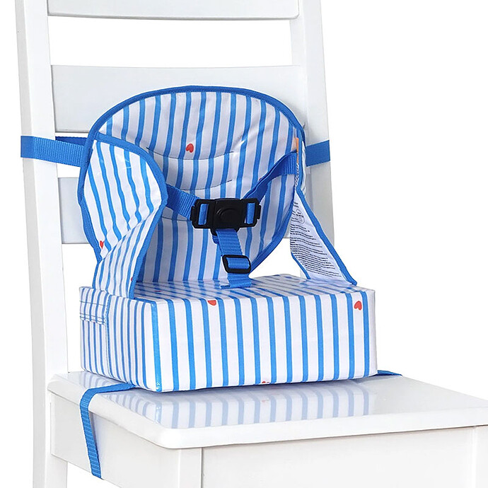 Rehausseur Easy Up pour Chaise - Navy Love  BabyToLove