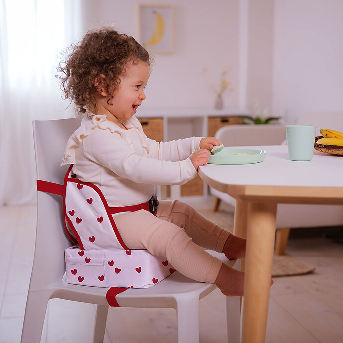 Rehausseur Easy Up pour Chaise - Little Hearts pas cher