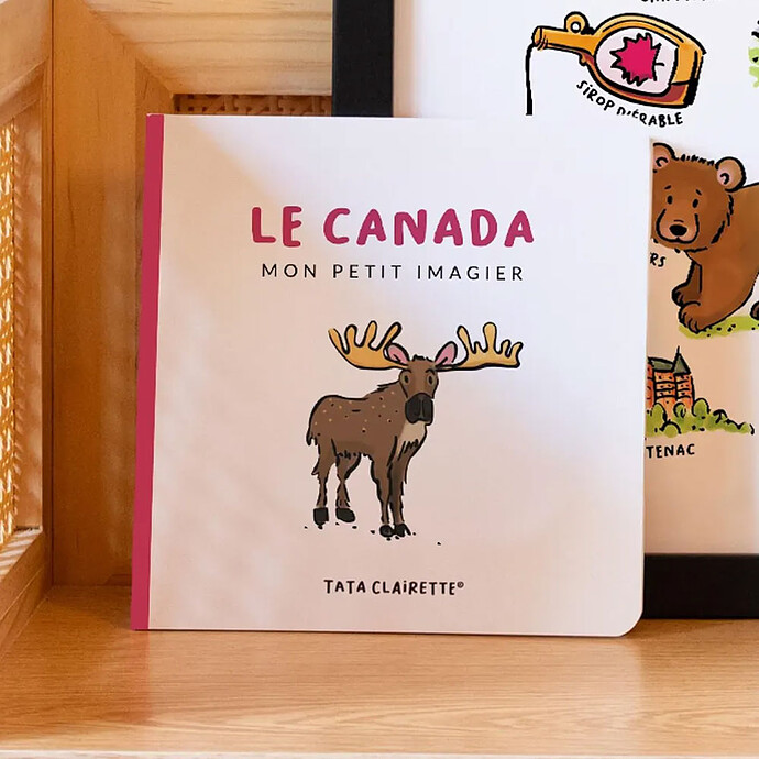 Imagier Le Canada Tata Clairette