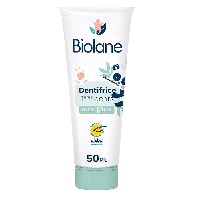 Dentifrice 1ères Dents 2-en-1 - 50 ml Biolane