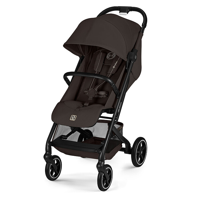 Poussette Citadine Ultra-compacte Beezy Châssis Black - Chocolate Brown Cybex