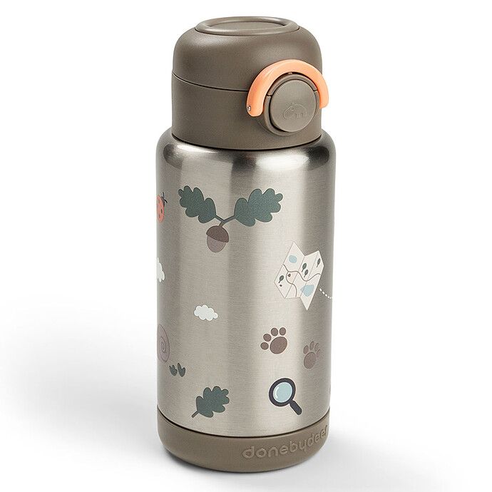 Gourde Isotherme Tiny Trails Sable - 340 ml  Done by Deer