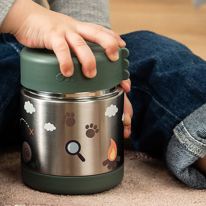 Avis Boîte Repas Isotherme Tiny Trails Vert - 300 ml 