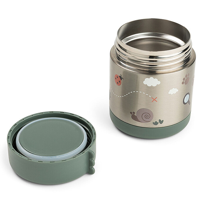 Boîte Repas Isotherme Tiny Trails Vert - 300 ml  Done by Deer