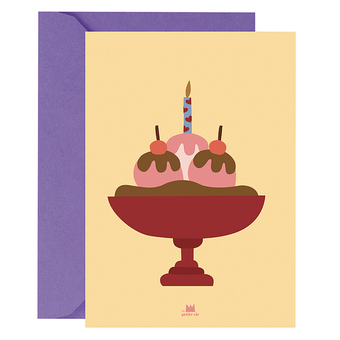 Carte Birthday Cake Ma petite vie