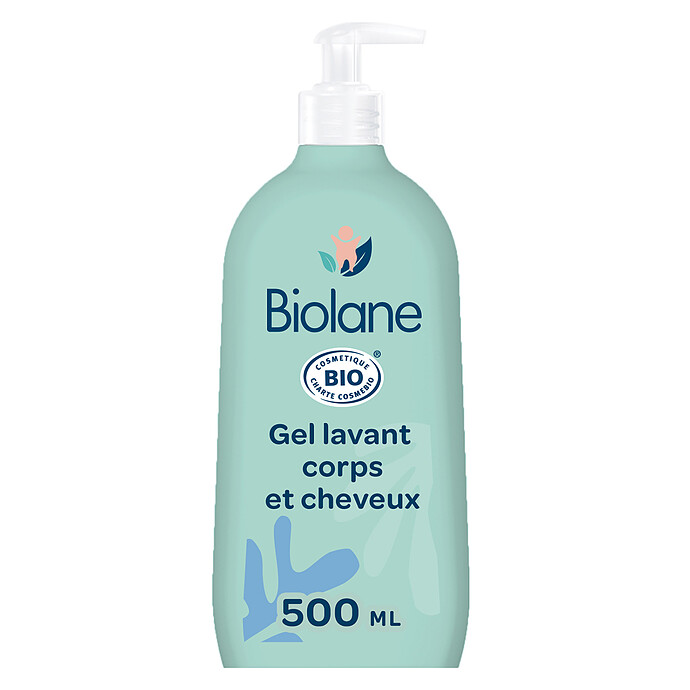 Gel Lavant Corps et Cheveux Biologique - 500 ml Biolane