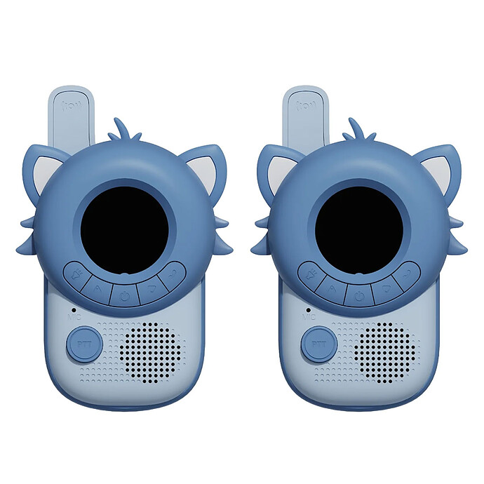 Lot de 2 Talkie-walkie - Raton Laveur The Zoofamily