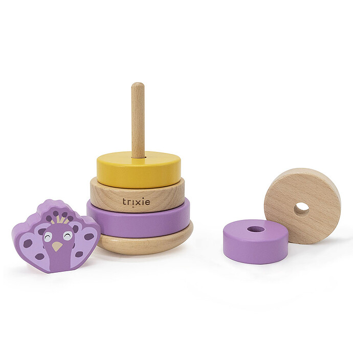 Tour à Empiler en Bois - Mrs. Peacock Trixie Baby