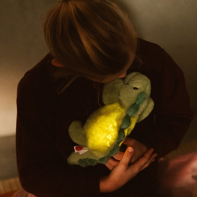 Peluche Veilleuse Jeroom le Dinosaure Bon Ton Toys