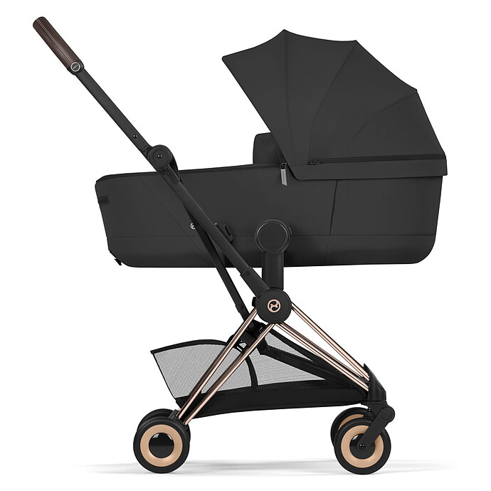 Pack Poussette Coyä Confort 2026 Rosegold + Nacelle - Sepia Black Cybex