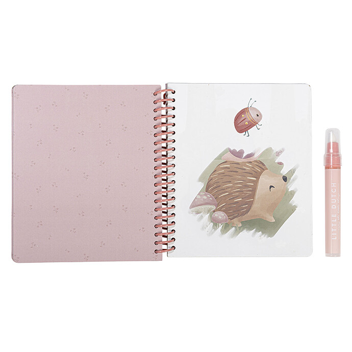 Cahier de Coloriage à l'Eau Rosa - Fairy Garden  Little Dutch
