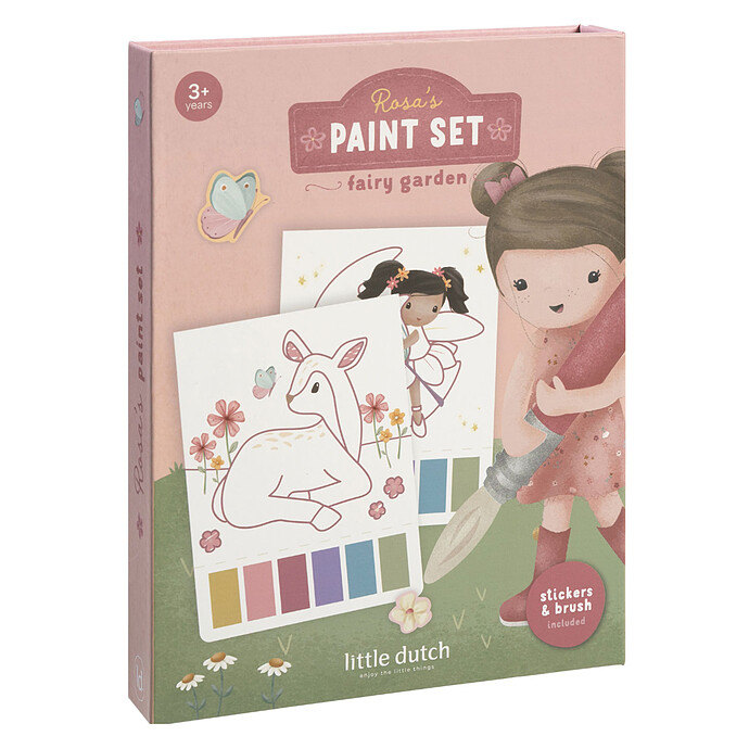 Livre de Peinture Aquarelle - Fairy Garden Little Dutch