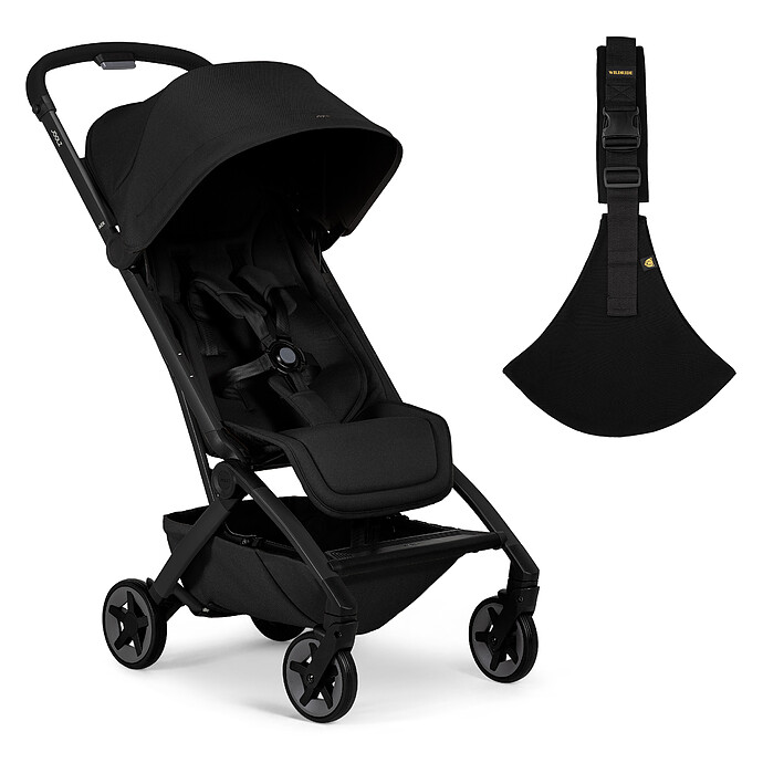 Pack Poussette Aer² et Porte-bébé pour Grand Enfant - Space Black Joolz