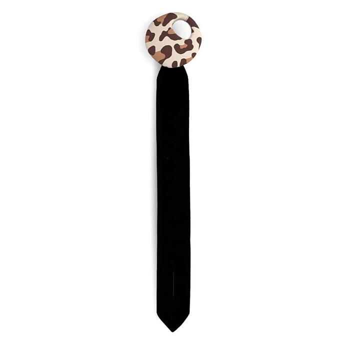 Attache Sucette Pebble - Black & Graou Elhée