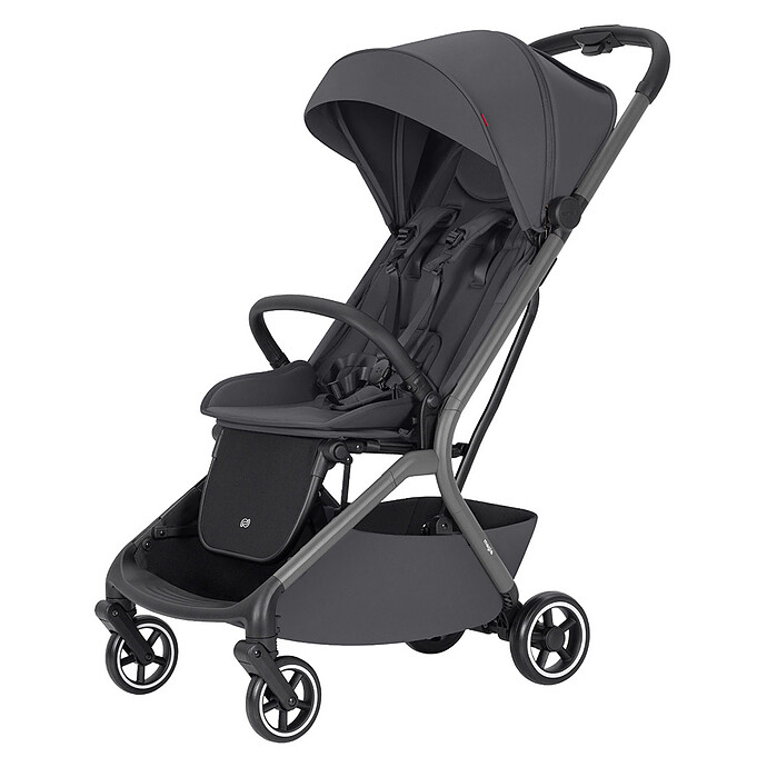 Poussette et Nacelle Pliable Magia - Elm Grey Carrello