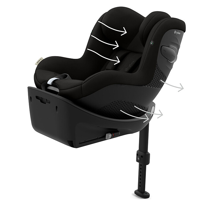 Siège Auto Sirona G3 i-Size Groupe 0+/1 - Magic Black pas cher