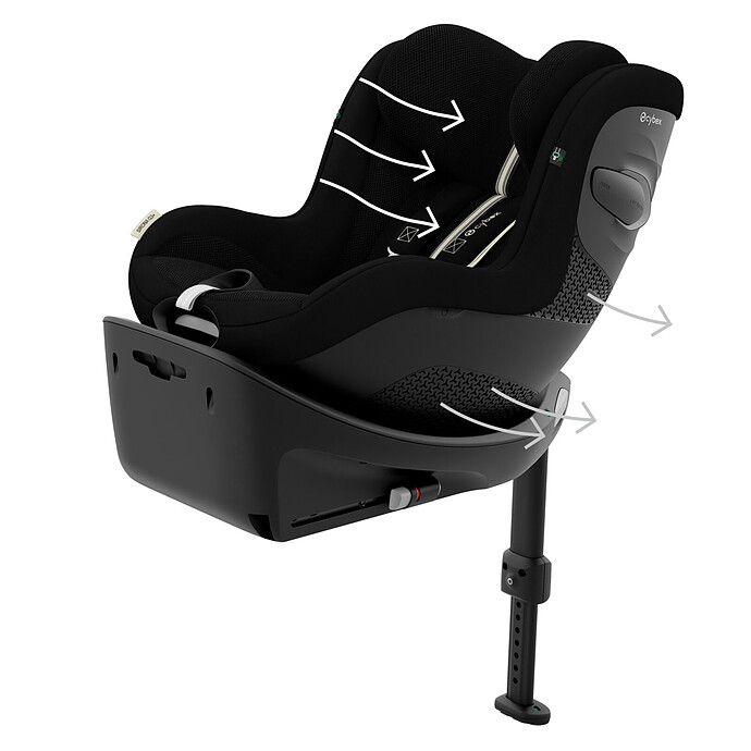 Siège Auto Sirona G3 Plus i-Size Groupe 0+/1 - Moon Black pas cher