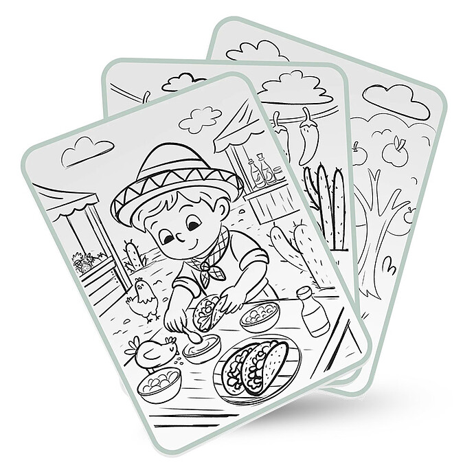 Achat Tablette à Dessin Lumineuse Kidydraw Pad - Food